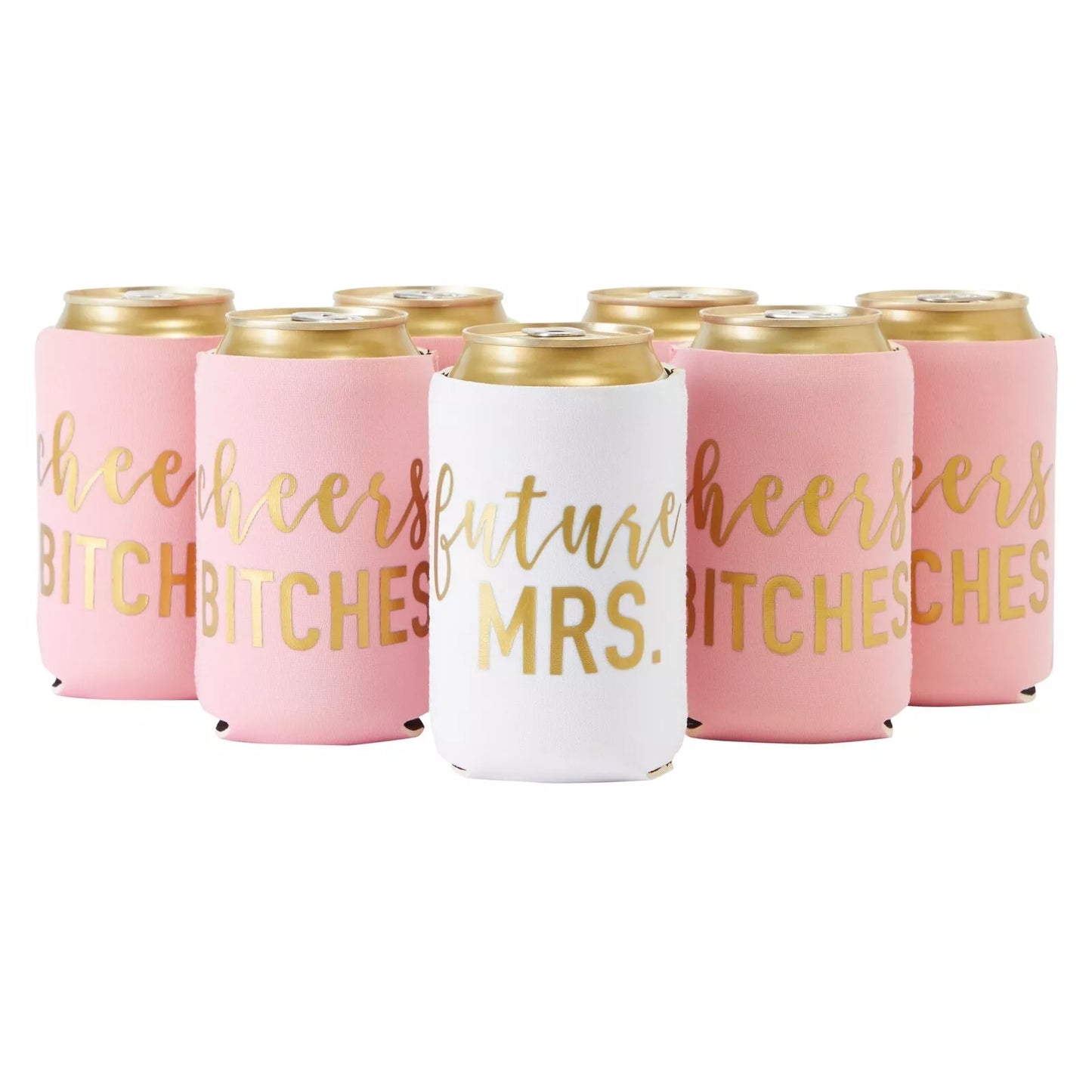 12-Pack 12 oz Beer Can Sleeves for Bachelorette Party