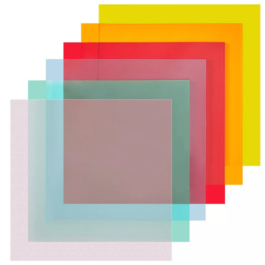 6-Pack Colored Acrylic Sheets