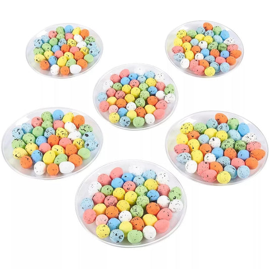 216-Pack Easter Mini Foam Eggs for Holiday Party Favors