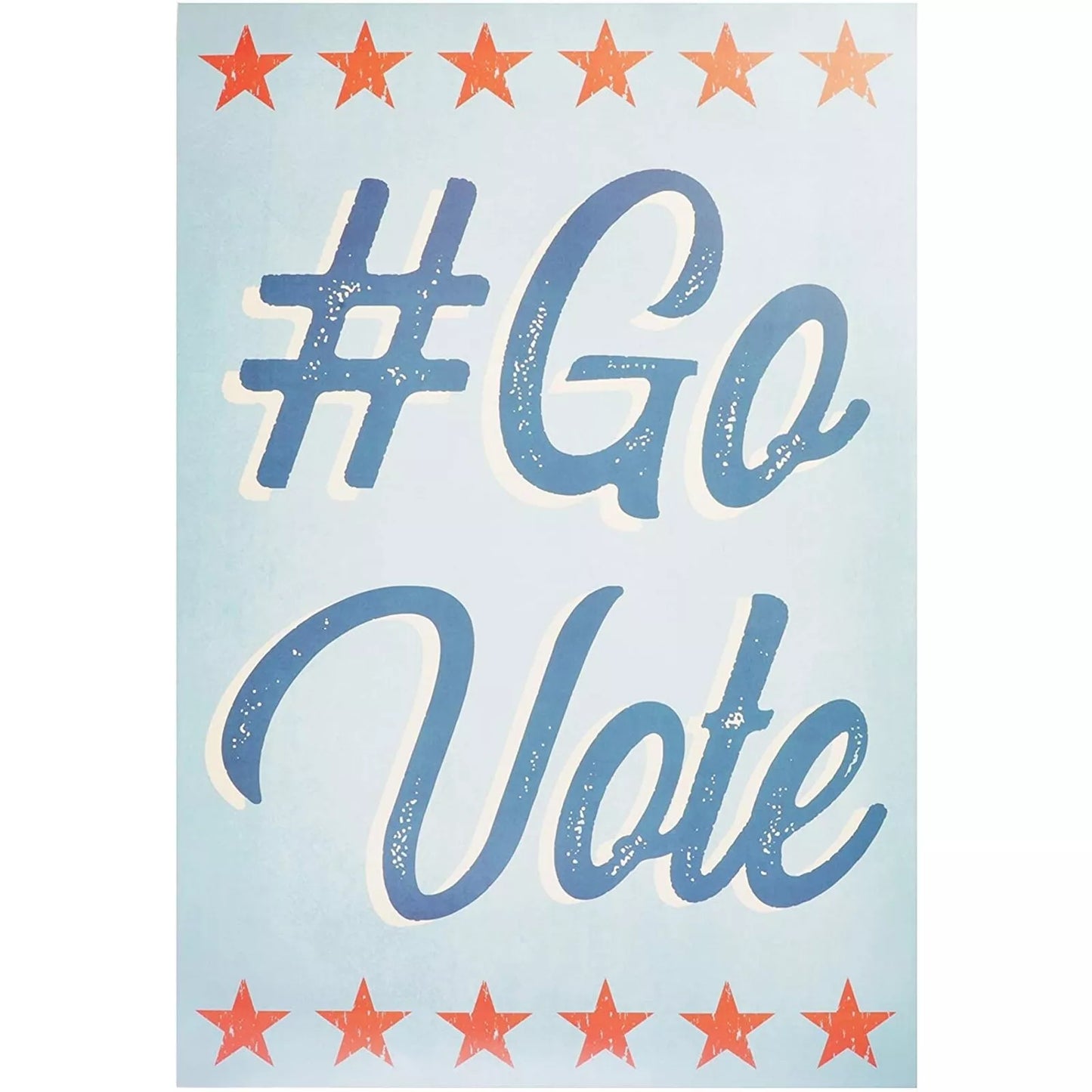 10 Pack "Go Vote" Election Day Poster, 13x19"