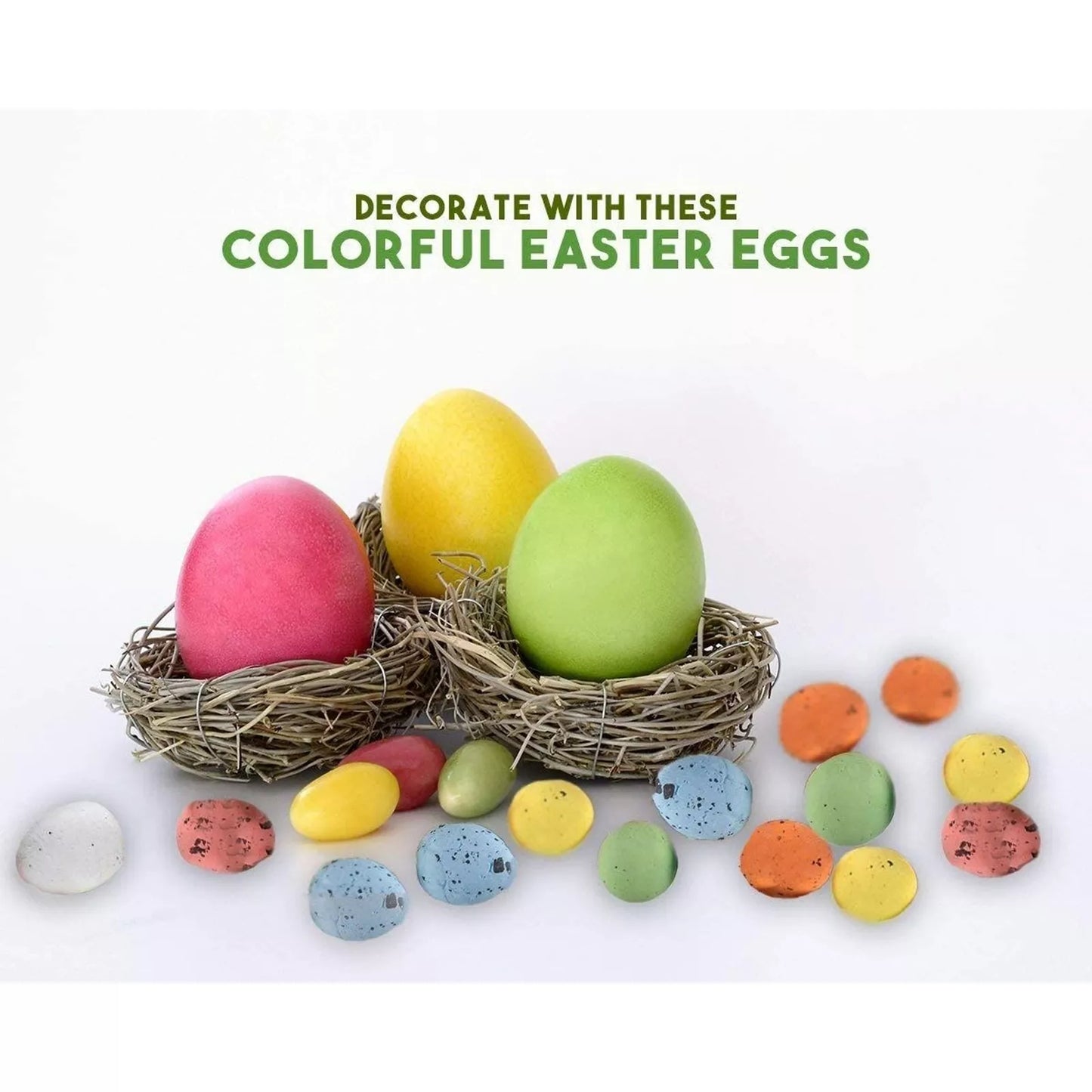 216-Pack Easter Mini Foam Eggs for Holiday Party Favors