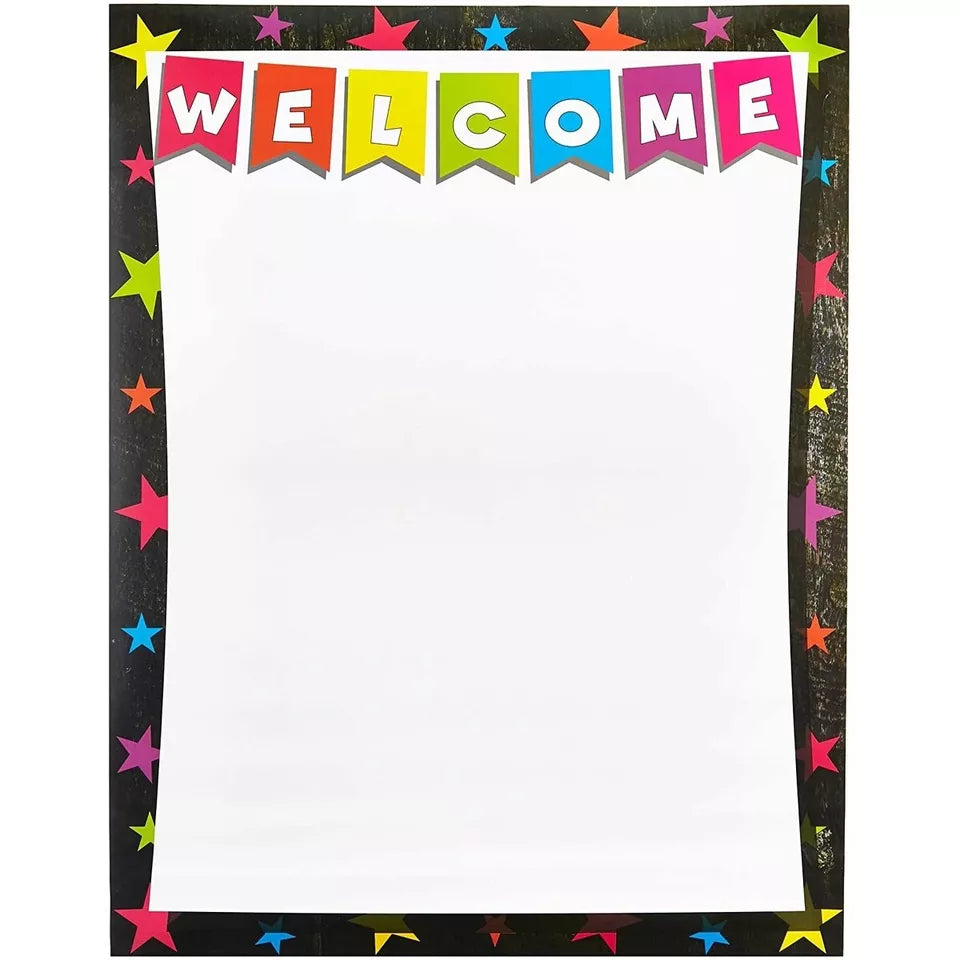 5-Pack Classroom Essentials Posters with Welcome Chart