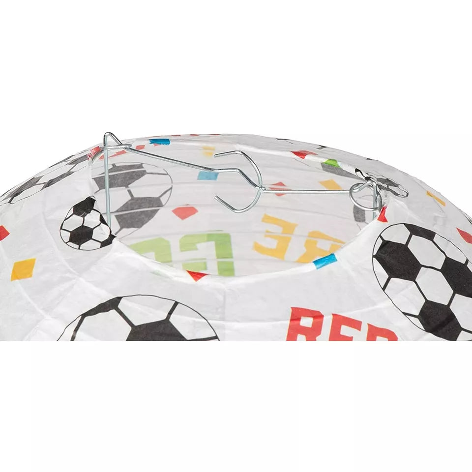 6-Pack Soccer Paper Lanterns - 11 in, for Sports Theme Party